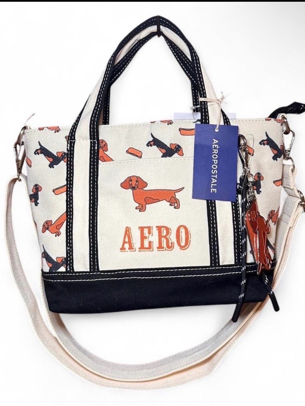NEW Aero Dachshund Doxie Dog Mini Tote Bag